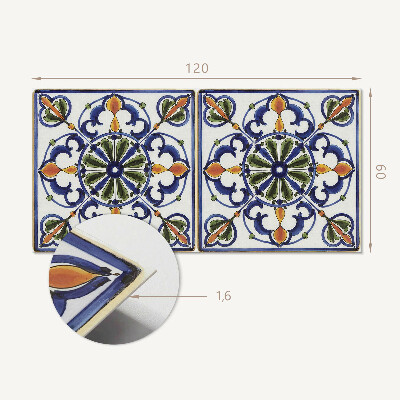 Panou decorativ bucatarie Plantează ornamente în stil clasic