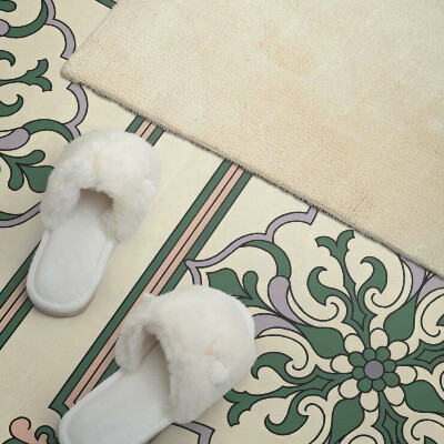 Panou decorativ perete dreptunghiular Motiv floral cu detalii decorative