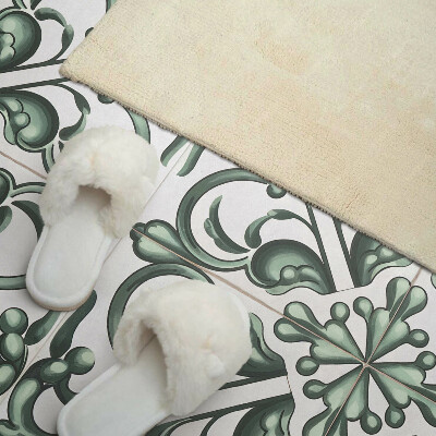 Panou decorativ dreptunghiular Un motiv vegetal în simetrie armonioasă