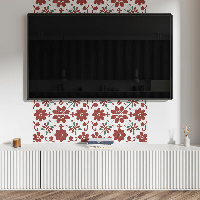 Panou decorativ bucatarie Motiv floral cu frunze