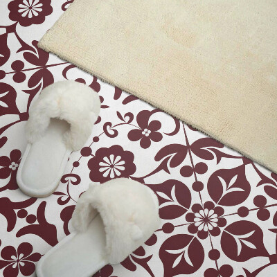 Panou decorativ perete dreptunghiular Model floral cu detalii decorative
