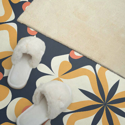 Panou decorativ bucatarie Motiv floral sub formă de geometrie