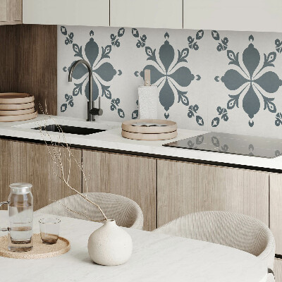 Panou decorativ perete dreptunghiular Motiv ornamental cu frunze