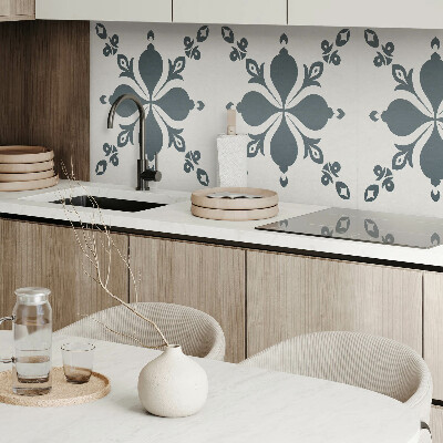 Panou decorativ perete dreptunghiular Motiv ornamental cu frunze