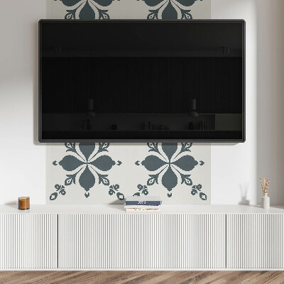 Panou decorativ perete dreptunghiular Motiv ornamental cu frunze