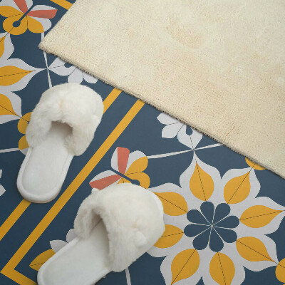 Panou decorativ dreptunghiular Armonie florală în simetrie