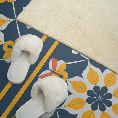 Panou decorativ dreptunghiular Armonie florală în simetrie