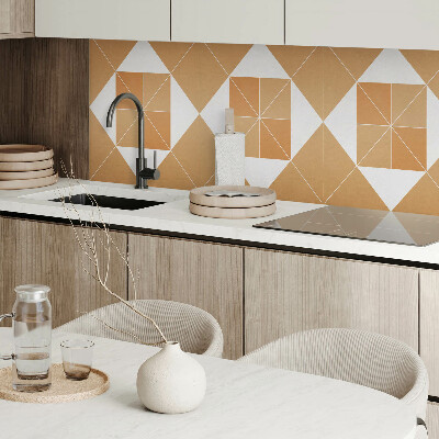 Panou decorativ dreptunghiular Geometrie abstractă în culori