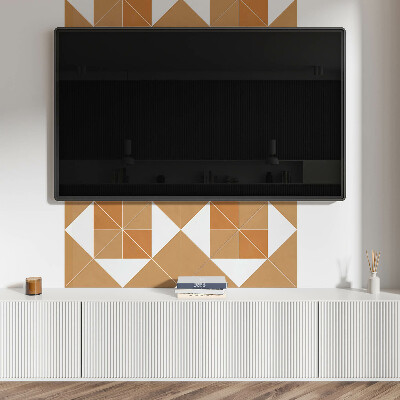 Panou decorativ dreptunghiular Geometrie abstractă în culori