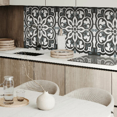 Panou decorativ bucatarie Motiv floral cu elemente decorative