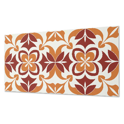 Panou decorativ dreptunghiular Motiv floral cu frunze verzi