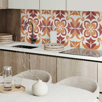 Panou decorativ dreptunghiular Motiv floral cu frunze verzi