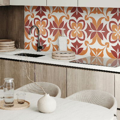 Panou decorativ dreptunghiular Motiv floral cu frunze verzi