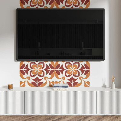 Panou decorativ dreptunghiular Motiv floral cu frunze verzi
