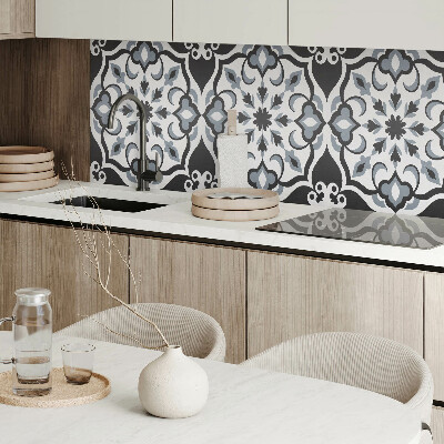 Panou decorativ perete dreptunghiular Motiv floral cu detalii decorative