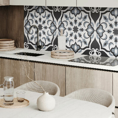 Panou decorativ perete dreptunghiular Motiv floral cu detalii decorative