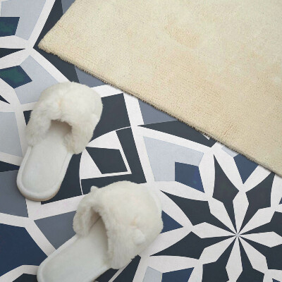 Panou decorativ bucatarie Geometrie florală într-un stil modern