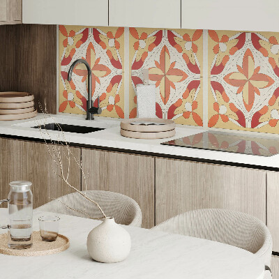 Panou decorativ bucatarie Abstrac?ie florală într-un stil modern