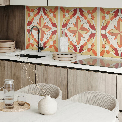 Panou decorativ bucatarie Abstrac?ie florală într-un stil modern