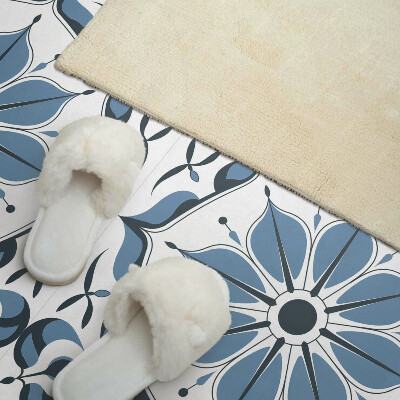 Panou decorativ perete dreptunghiular Motiv floral cu detalii subtile