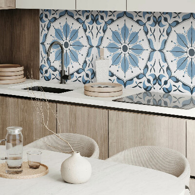 Panou decorativ perete dreptunghiular Motiv floral cu detalii subtile