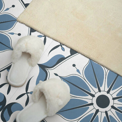 Panou decorativ perete dreptunghiular Motiv floral cu detalii subtile