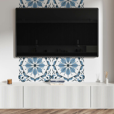 Panou decorativ perete dreptunghiular Motiv floral cu detalii subtile