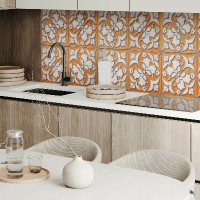 Panou decorativ bucatarie Stil floral în plină floare