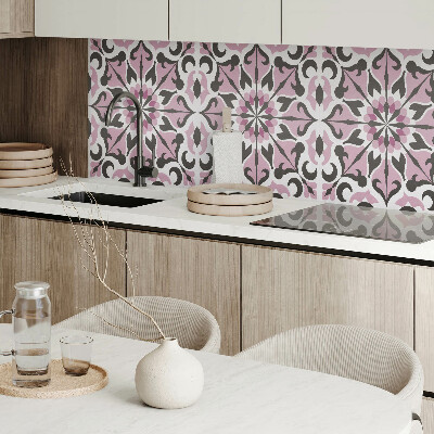 Panou decorativ perete dreptunghiular Simetria plantelor într-un stil elegant