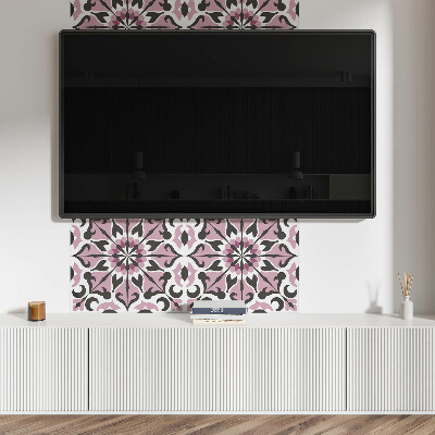 Panou decorativ perete dreptunghiular Simetria plantelor într-un stil elegant