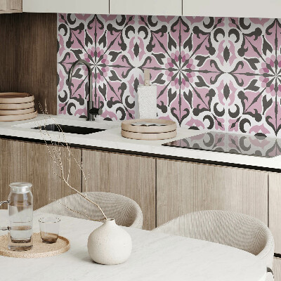 Panou decorativ perete dreptunghiular Simetria plantelor într-un stil elegant