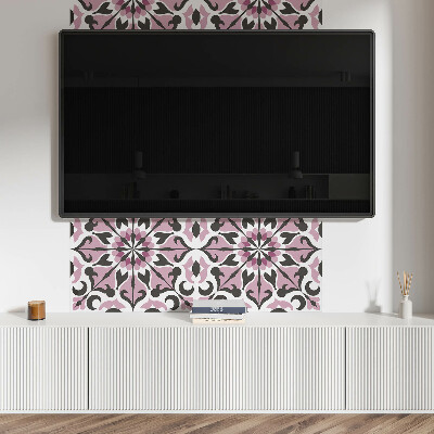 Panou decorativ perete dreptunghiular Simetria plantelor într-un stil elegant