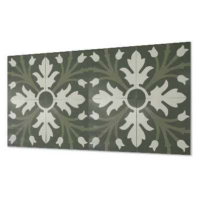 Panou decorativ dreptunghiular Motiv vegetal pe gresie