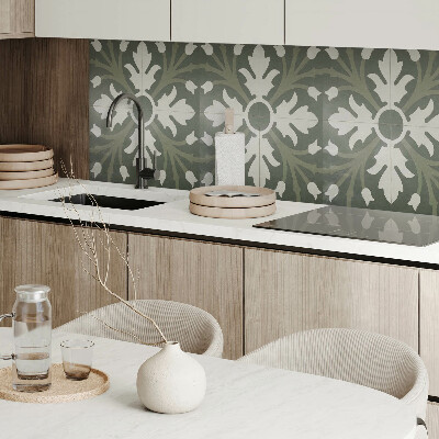 Panou decorativ dreptunghiular Motiv vegetal pe gresie