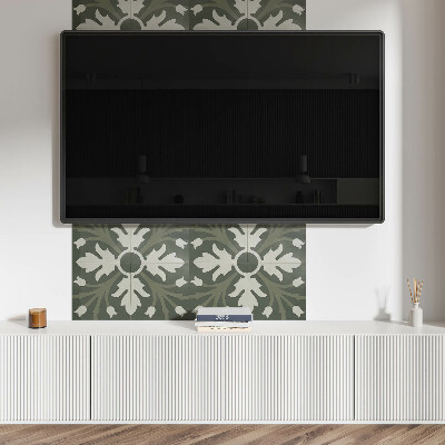 Panou decorativ dreptunghiular Motiv vegetal pe gresie