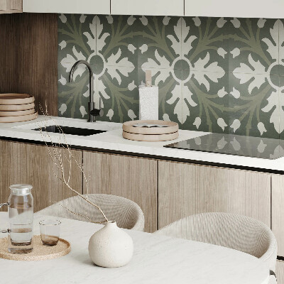 Panou decorativ dreptunghiular Motiv vegetal pe gresie