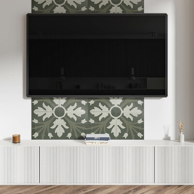 Panou decorativ dreptunghiular Motiv vegetal pe gresie