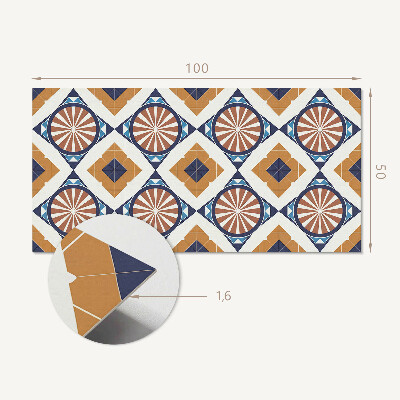 Panou decorativ bucatarie Model geometric cu cercuri
