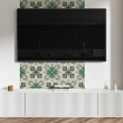 Panou decorativ bucatarie Armonie florală în simetrie