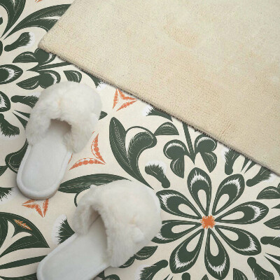 Panou decorativ dreptunghiular Motiv floral cu frunze