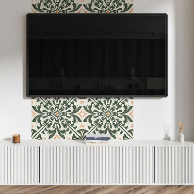 Panou decorativ dreptunghiular Motiv floral cu frunze