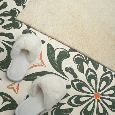 Panou decorativ dreptunghiular Motiv floral cu frunze