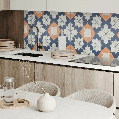 Panou decorativ bucatarie Motiv geometric floral