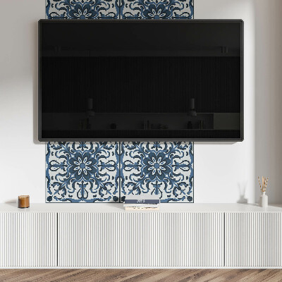 Panou decorativ bucatarie Motive florale cu detalii decorative