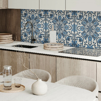 Panou decorativ dreptunghiular Model floral cu frunze verzi