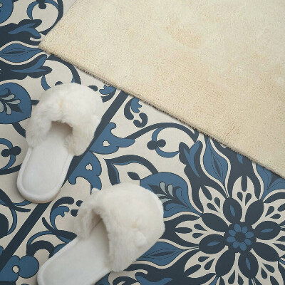 Panou decorativ dreptunghiular Model floral cu frunze verzi