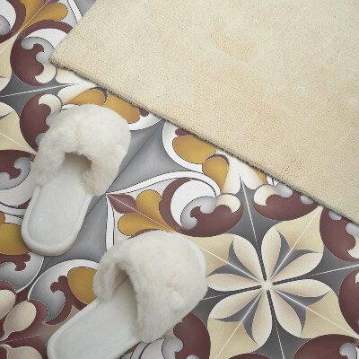 Panou decorativ bucatarie Mozaic floral într-un stil artistic
