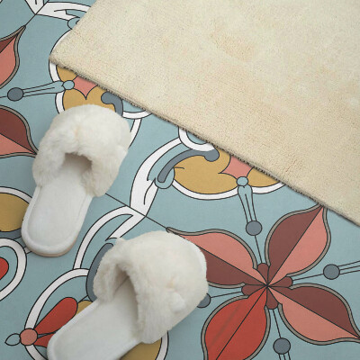 Panou decorativ bucatarie Motiv floral cu accente subtile