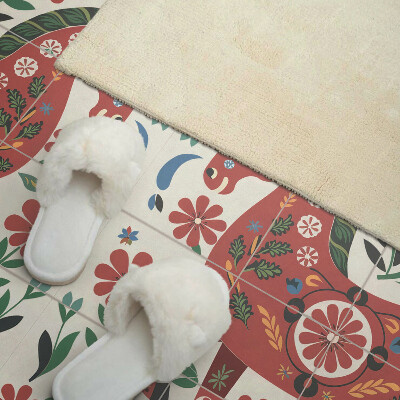 Panou decorativ dreptunghiular Motiv floral cu un cal