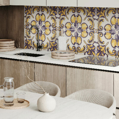 Panou decorativ perete dreptunghiular Modelul floral în toată splendoarea lui